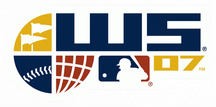 MLB World Series 2007 Alternate Logo iron on transfers for T-shirts